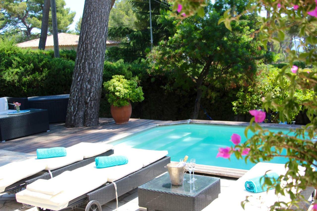 Sea View Villa - Antibes - Beach - Pool - Art Deco Bagian luar foto